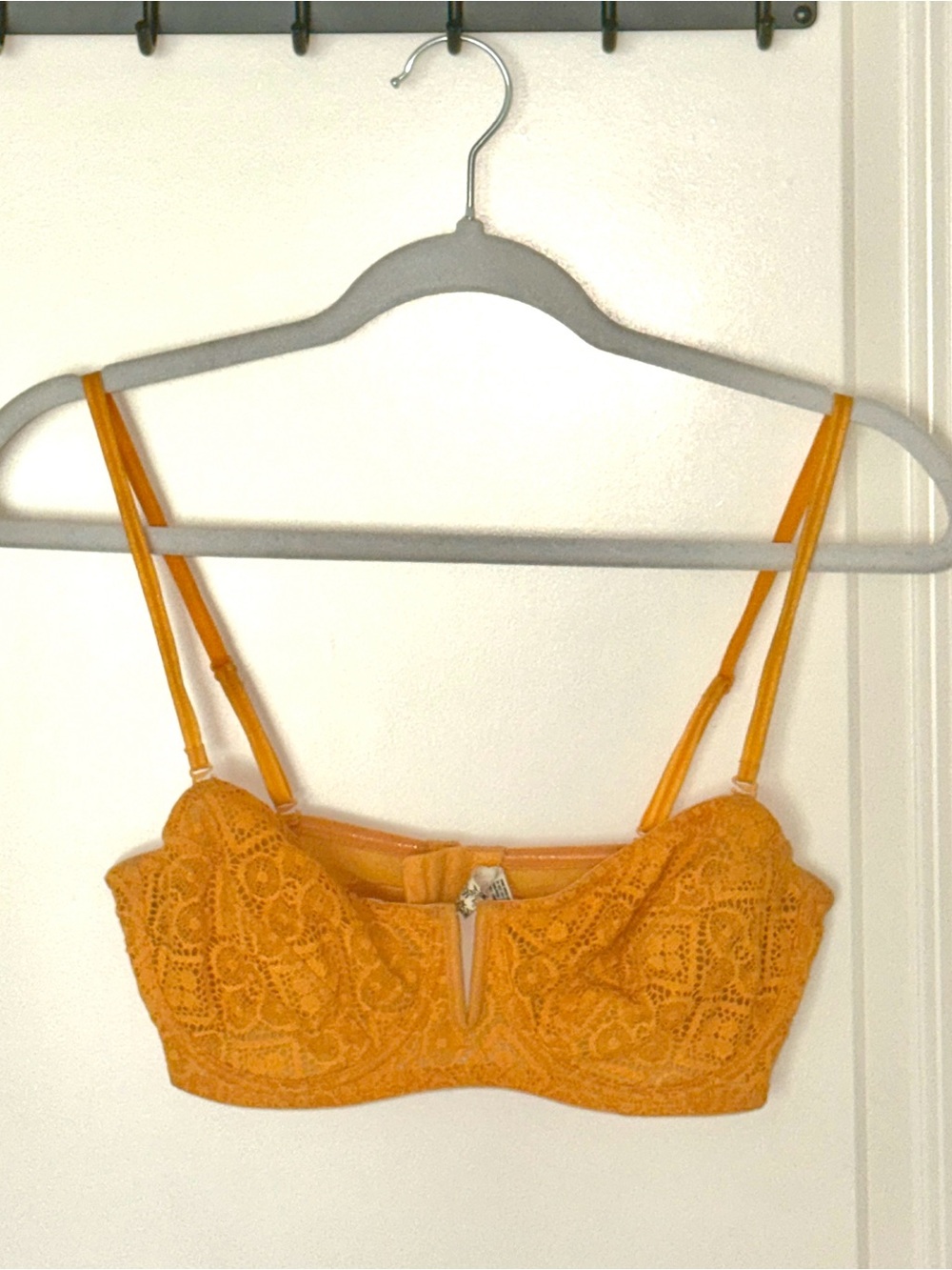 Free People Ochre Lace Bralette with Adjustable Straps